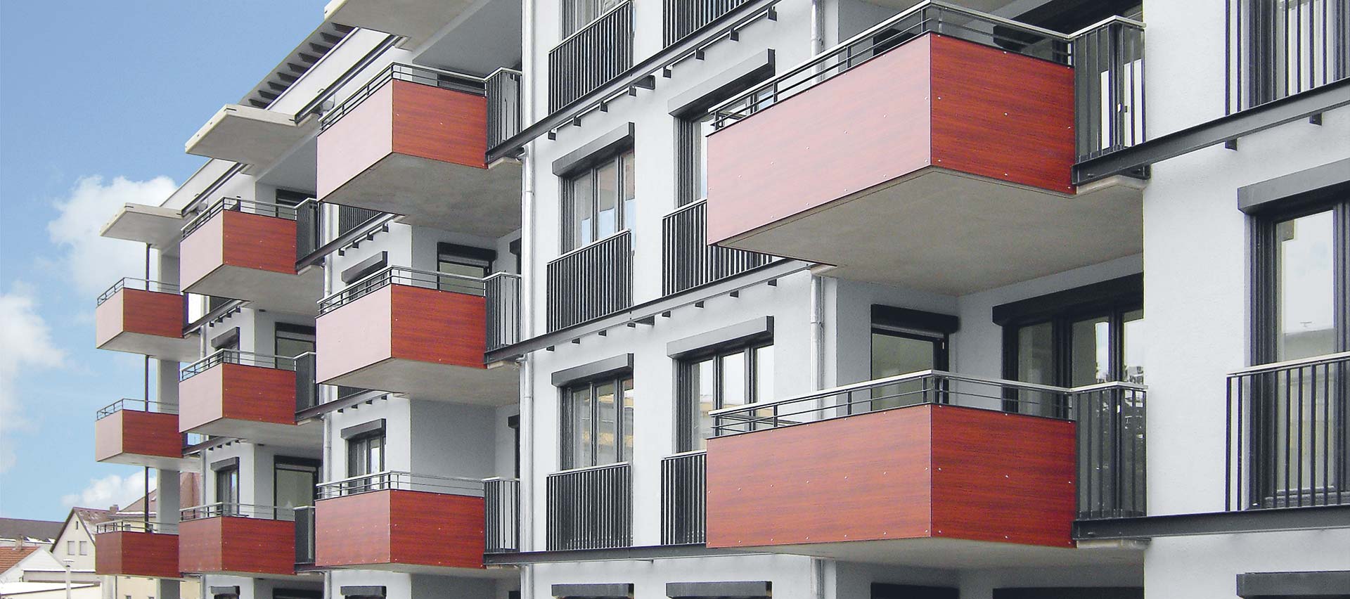 Balkon in rot von Holz-Hauff in Leingarten