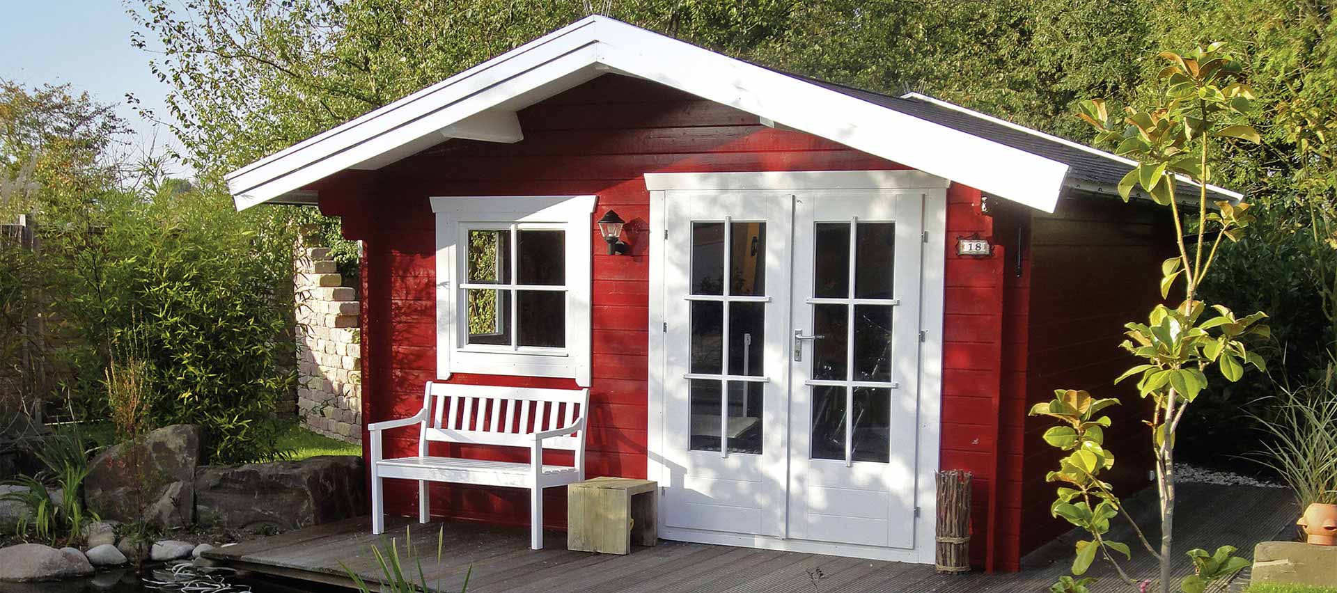 Gartenhäuser schwedisch von Holz-Hauff in Leingarten