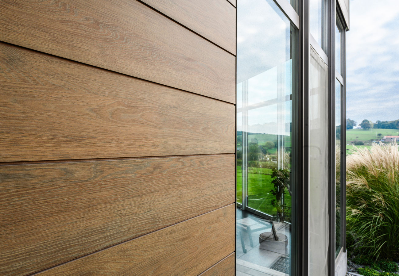Fassade Fassadengestaltung mit Pura NFC von Trespa | Holz-Hauff in Leingarten