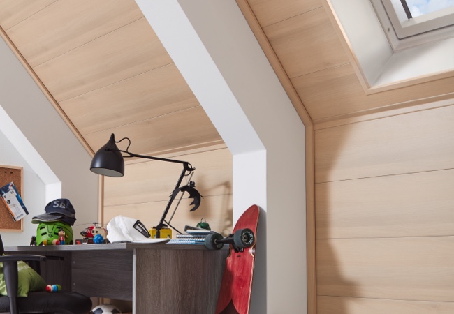 Holz-Dekorpaneele als Wandverkleidung im Kinderzimmer | Holz-Hauff in Leingarten