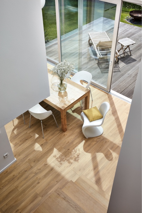 Vinylböden Designböden vom ersten Stock in den Wohnbereich fotografiert | Holz-Hauff in Leingarten