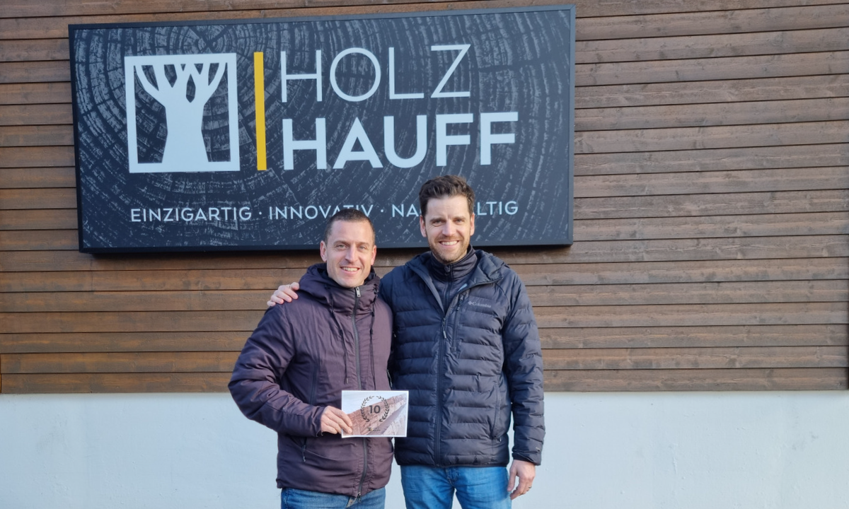 Jubiläum Fabian Hauff | bei Holz-Hauff GmbH in Leingarten
