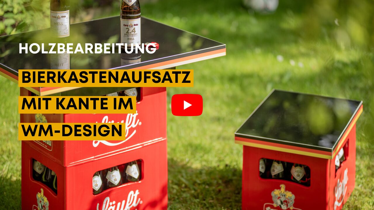 Cover Youtube Bierkastenaufsatz mit Kante im WM-Design Bierkastenaufsatz mit Kante im WM-Design | bei Holz-Hauff GmbH in Leingarten